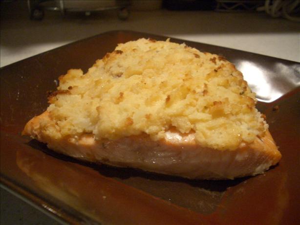 Salmon Topped With Mashed Potatoes. Photo by chia