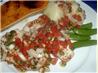 Fish with Tomato Caper Sauce. Recipe by JustJanS