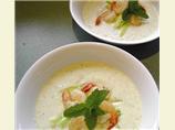 Image of Chilled Cucumber And Yoghurt Soup With Prawns, Food Network Canada 
