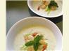 Chilled Cucumber & Yoghurt Soup With Prawns. Recipe by JustJanS