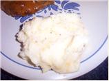 Classic Mashed Potatoes W/ Less Fat!. Photo by Mims & Squims
