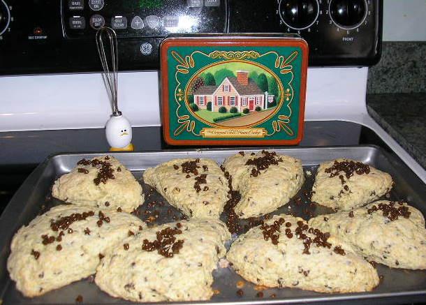 Banana Chocolate Chip Scones. Photo by Suzanna Marie