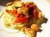 Chicken With Peppers, Zucchini and Tomatoes on Angel Hair. Recipe by little_wing