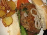 Hoisin Garlic Burgers. Recipe by Redsie
