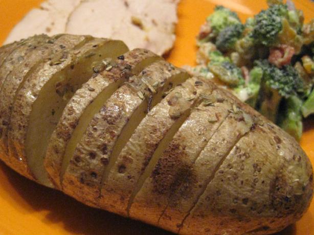 Garlic Potato Fans. Photo by Brooke the Cook in WI