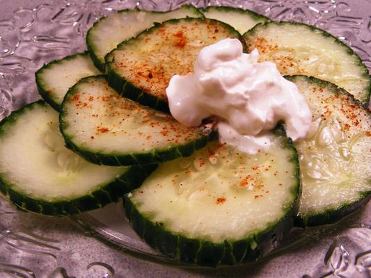 Modernized Hungarian Cucumber Salad Dressing. Photo by Lavender Lynn