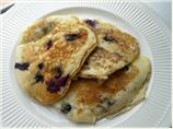 Blueberry Blueberry Sour Cream Pancakes. Photo by Loves2Teach