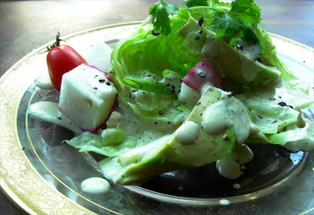 Avocado Salad With Cumin Lime Mayo  Dressing. Photo by Andi of Longmeadow Farm