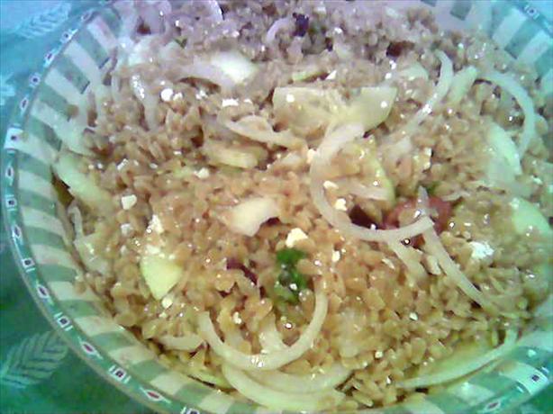 Greek Orzo Salad. Photo by CraftScout