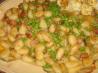 Pan-Fried Gnocchi With Bacon, Onions, & Peas. Recipe by ms_bold