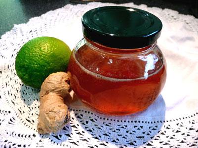 Lemon Ginger Infused Honey. Photo by Mikekey