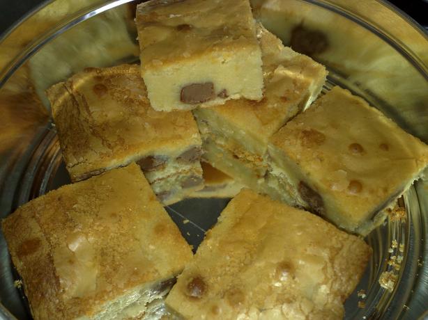 White Chocolate Blondies. Photo by Shuzbud