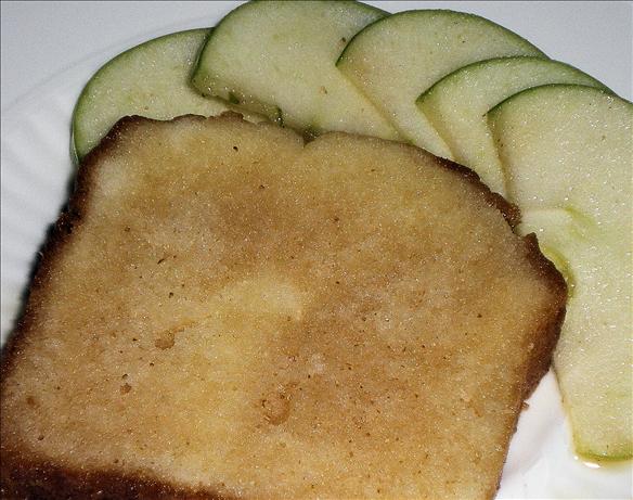Apple Liqueur Syrup for Pound Cake. Photo by Julie B's Hive