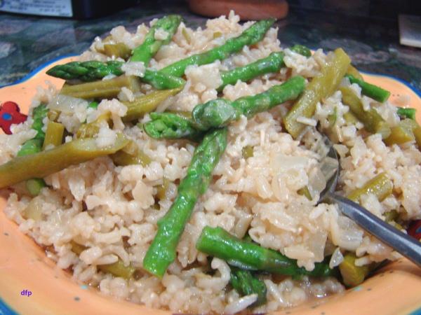 Asparagus Risotto. Photo by Derf