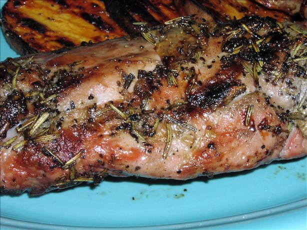 Ww 5 Points - Rosemary and Garlic Grilled Pork Loin. Photo by TeresaS