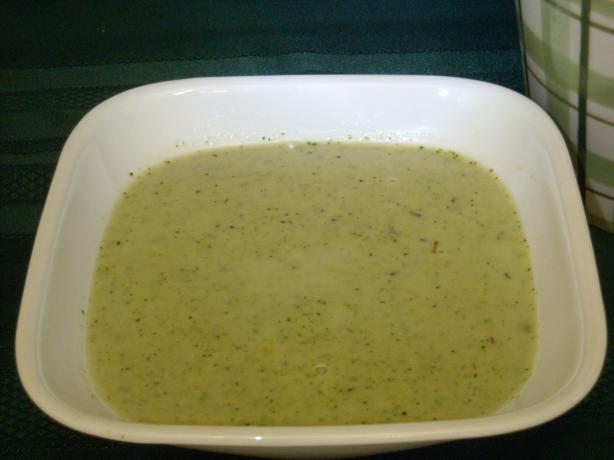 South Beach Cream of Broccoli Soup. Photo by mums the word