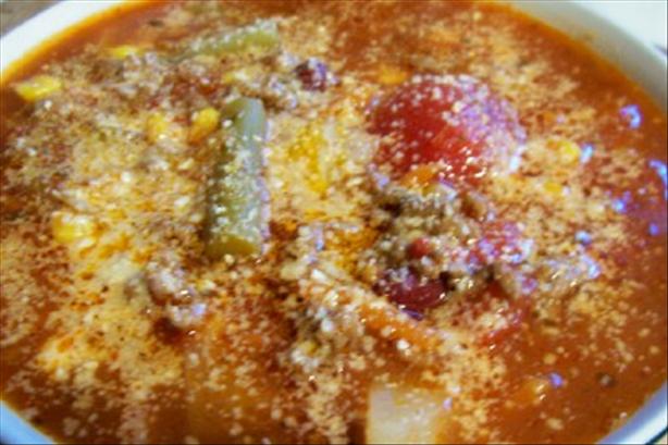 Homestyle Minestrone Soup. Photo by lauralie41