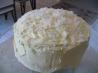 Coconut Layer Cake W/ Cream Cheese Coconut Frosting. Recipe by Beachbunnymom