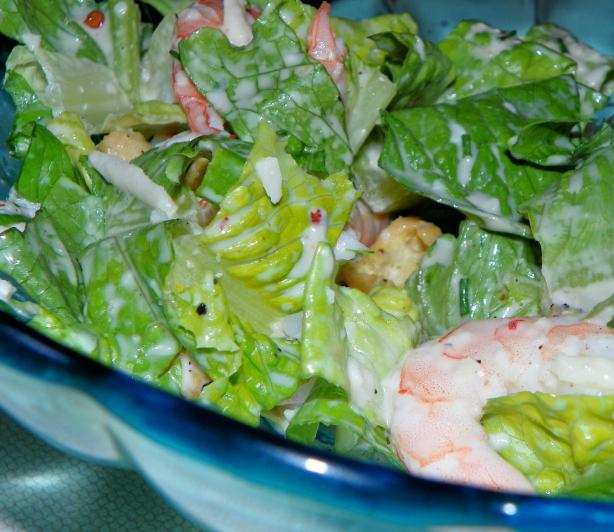 Shrimp Caesar Salad. Photo by Baby Kato