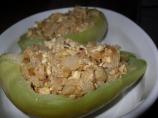 Chayote With Cheese (Stuffed & Baked)