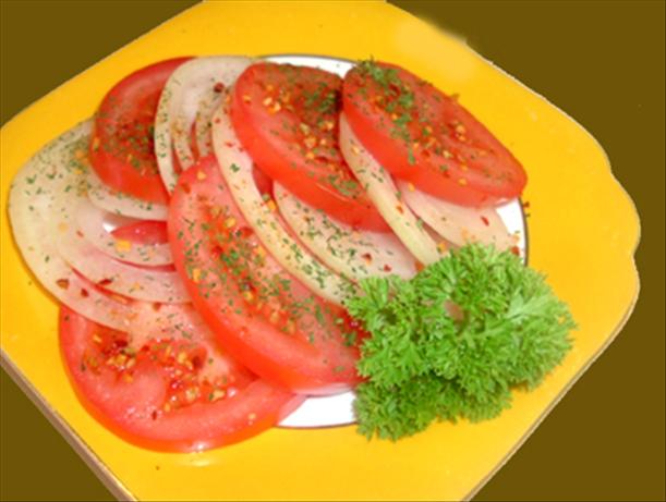 German Tomato Salad. Photo by Bergy
