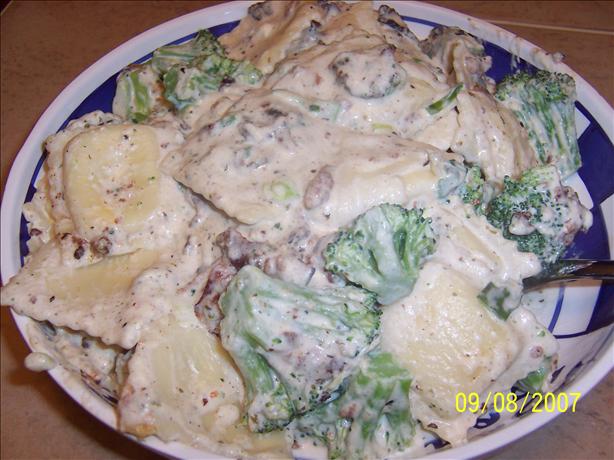 Easy Ravioli With Bacon. Photo by Mommy Diva