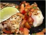 Quick Grilled Swordfish With Papaya Salsa