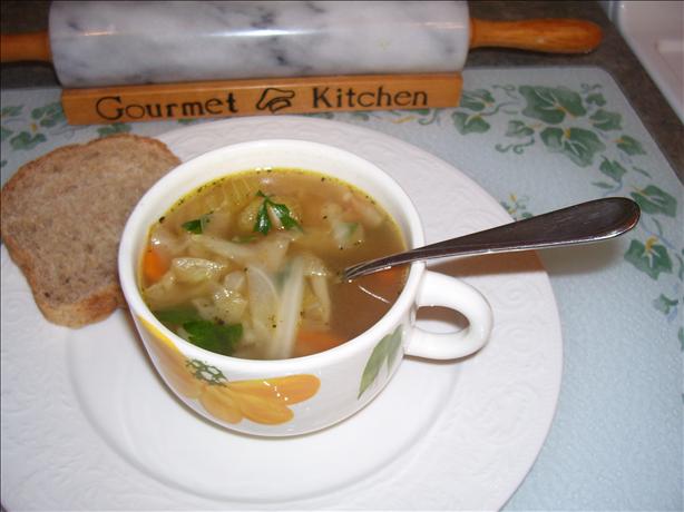 Mom's Cabbage Soup. Photo by Sage
