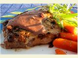 Pork With Creamy Tarragon Wine Sauce