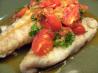 Red Snapper With Tomato-Saffron Vinaigrette. Recipe by GG #3