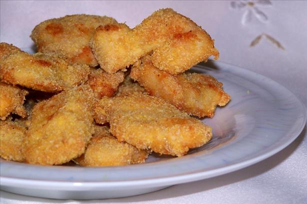 Baked Cheesy Chicken Nuggets (No Bread Coating). Photo by Mme M