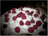 Raspberry Cream Marshmallow Puff Pie