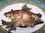 Bacon-Wrapped Trout. Photo by Chef PotPie