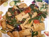 Penne With Spinach, Tomatoes and Olives