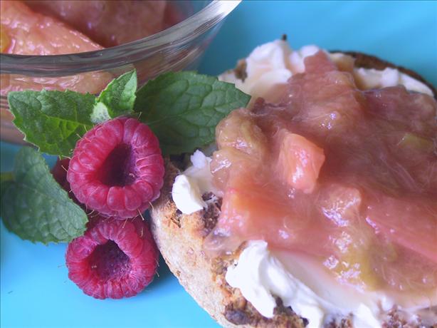 Stewed Rhubarb With Pineapple. Photo by MathMom.calif