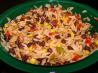 Orzo and Black Bean Salsa Salad. Recipe by megnbrycesmom