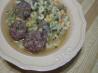 Mother Hubbard Meatball Soup. Recipe by CraftScout