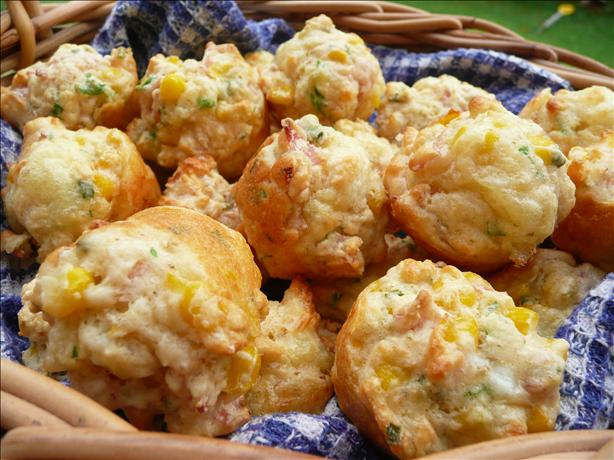 Mini Corn & Ham Muffins. Photo by Stardustannie