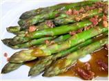 Asparagus With Bacon, Red Onion, and Balsamic Vinaigrette