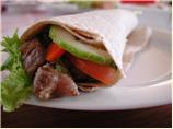Moroccan Lamb Salad Wraps