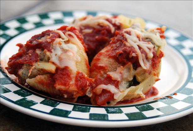 Turkey and Artichoke Stuffed Shells. Photo by Dine & Dish