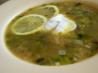 Leek and Green Onion Chowder. Recipe by Julie B's Hive