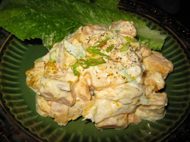 Sweet Potato and Chicken Salad. Photo by threeovens