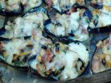 Baked Mussels With Mushrooms and Bacon