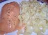 Crock Pot Chicken With Tomato Alfredo Sauce. Recipe by mandikaake