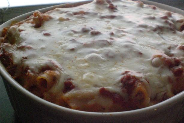 Baked Ziti. Photo by Rollin in the Dough!