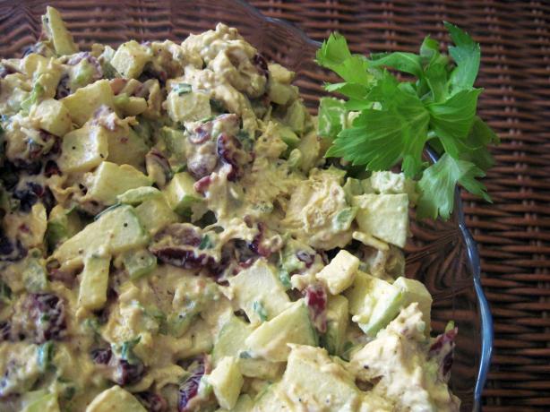 Curried Cranberry Chicken Salad. Photo by Xexe