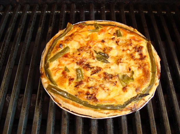 Salmon Asparagus Quiche. Photo by Brian Holley