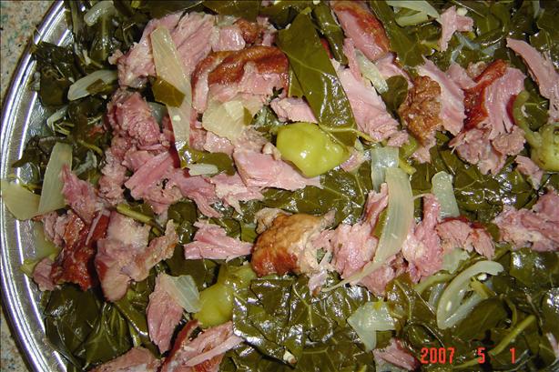 Linda's Collard Greens With a Twist. Photo by Linda's Busy Kitchen