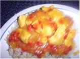 Moroccan Chicken W/ Brown Rice. Photo by Mims & Squims